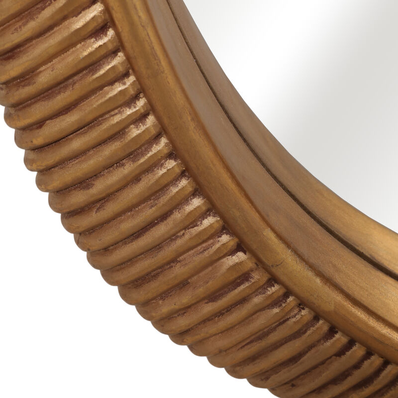 90x42 Ribbed Curved Mirror image number 4