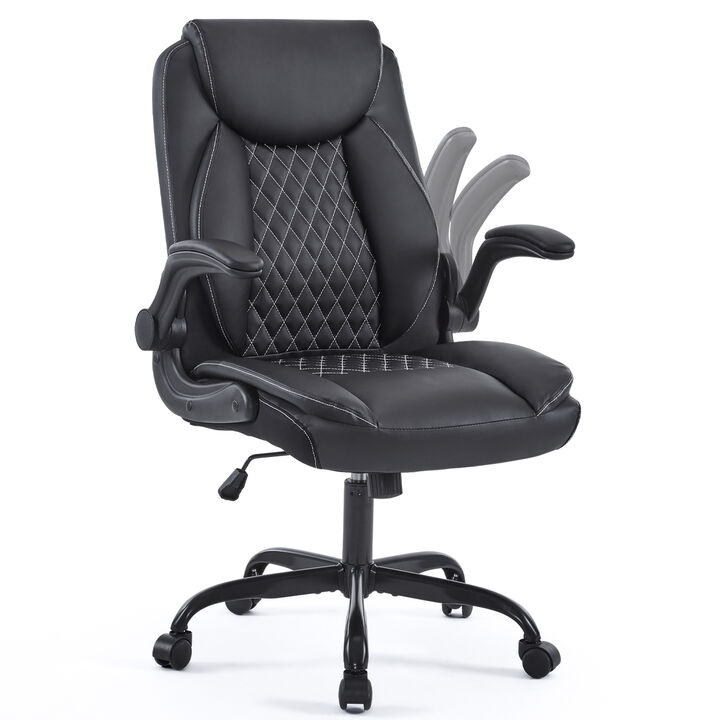 Radlom Ergonomic Leather Desk Chair