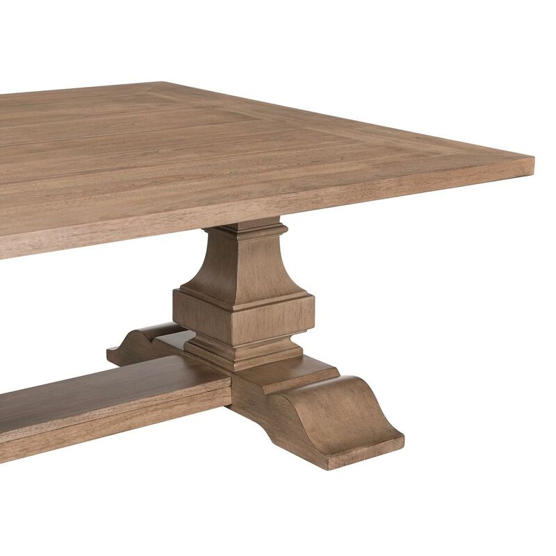 Liberty Furniture Haven Hills Rectangular Cocktail Table for Living Room - Camel Beige Birch Wood image number 6
