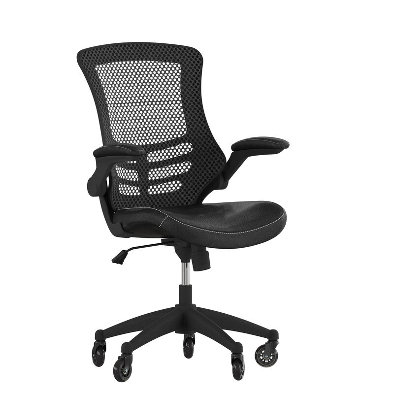 Kelista Desk Chair with Transparent Roller Wheels