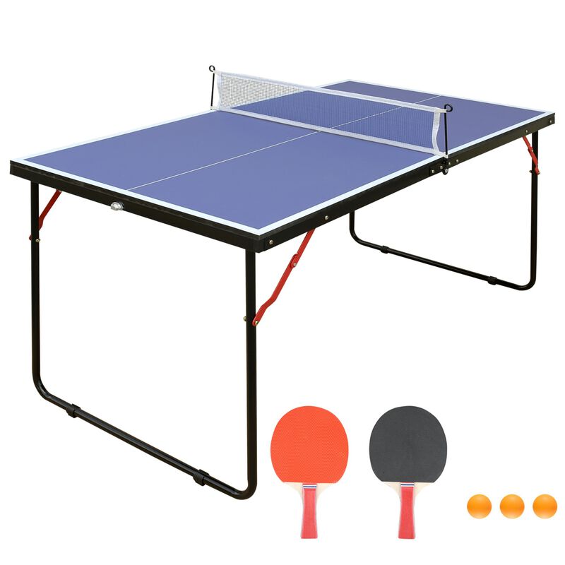 Napsco Foldable & Portable Ping Pong Table Set image number 6