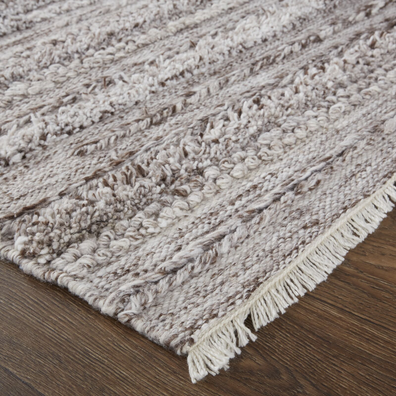 Alden 8637F Taupe/Ivory/Red 2' x 3' Rug