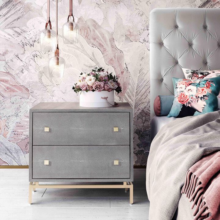 Casafoyer Pesce Shagreen Nightstand