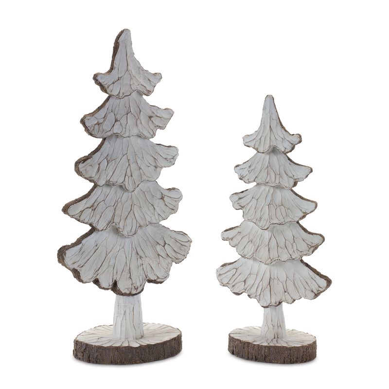 Tree for Outdoor or Indoor Decor, Providing Natural Aesthetic and Fresh Ambience (Set of 2)