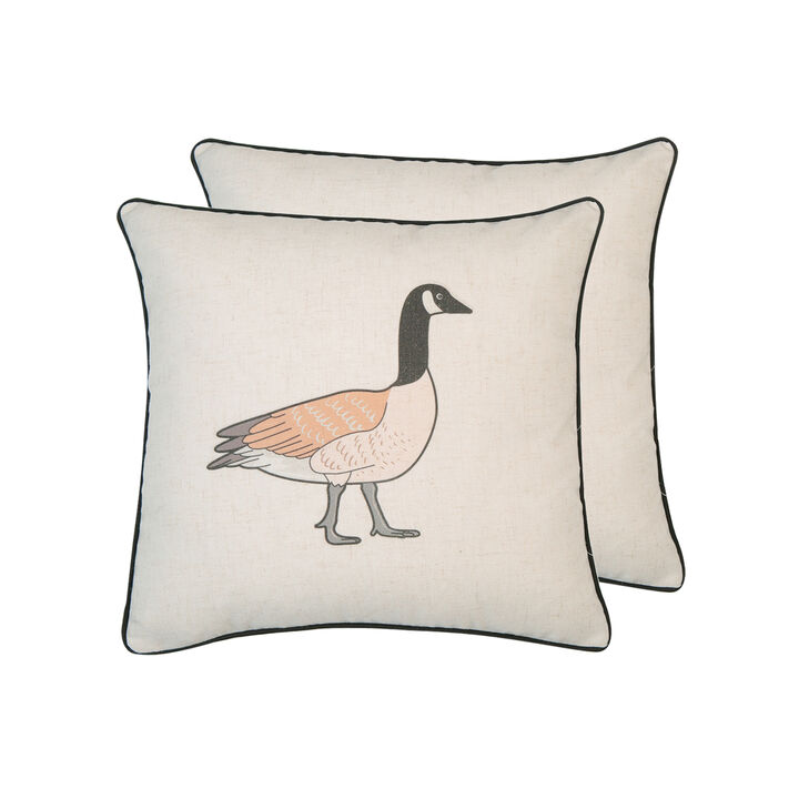 Farmhouse animals throw pillow - set of 2