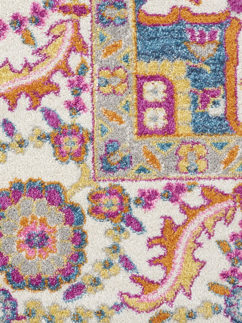 Passion PSN20 Teal/Multicolor 2'2" x 10' Rug image number 5