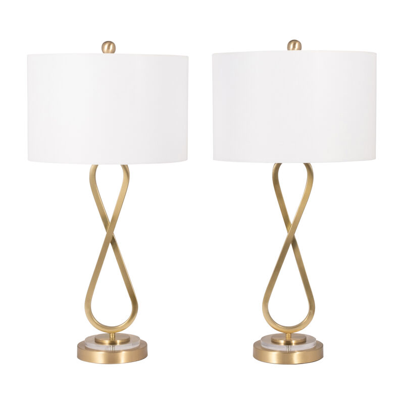Metal S/2 Infinity Table Lamps image number 0