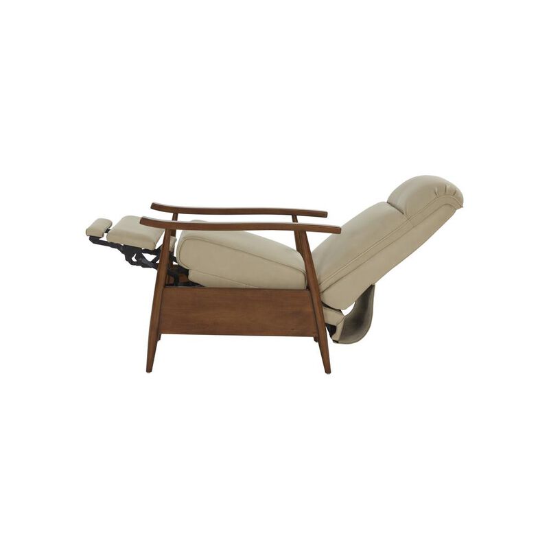 Barcalounger 7-1158 Hampton Push Thru The Arms Recliner, Cream