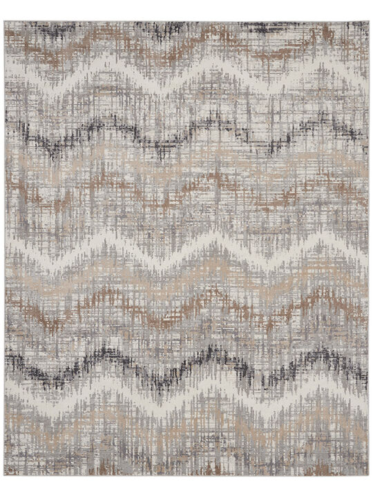 Elation ETN04 Gray/Ivory 9' x 12' Rug