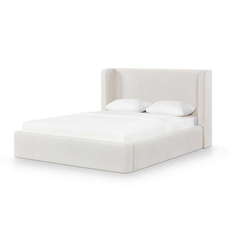 Harmony Tan Performance Chenille Queen Bed image number 4