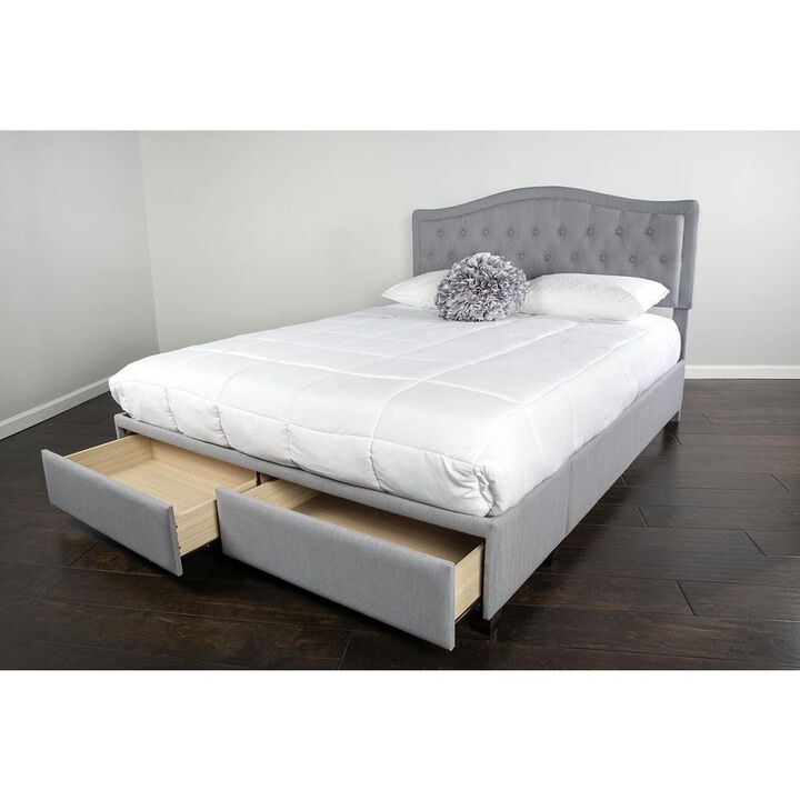 Skyla Upholstered Queen Storage Bed In A Box