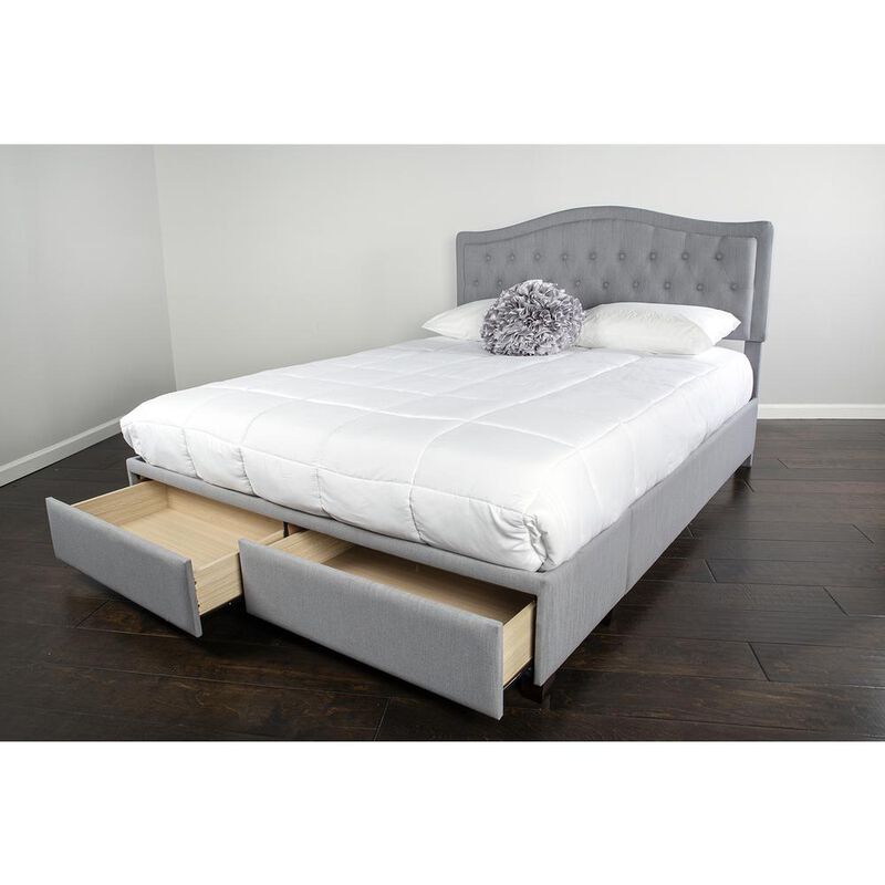 Skyla Upholstered Queen Storage Bed In A Box