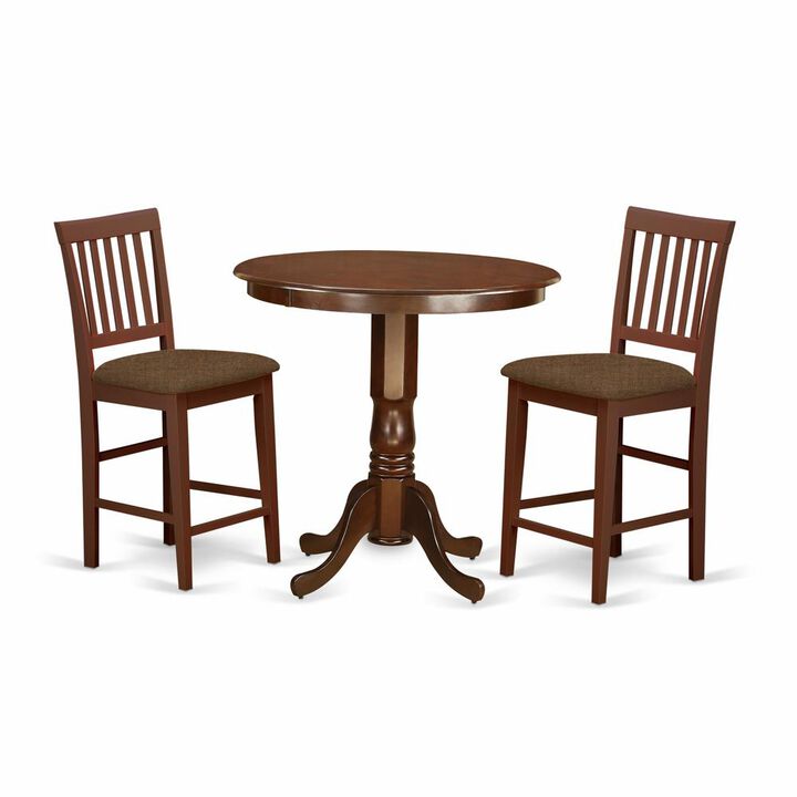 3 Pc Dining counter height set - Dining Table and 2 counter height Chairs.
