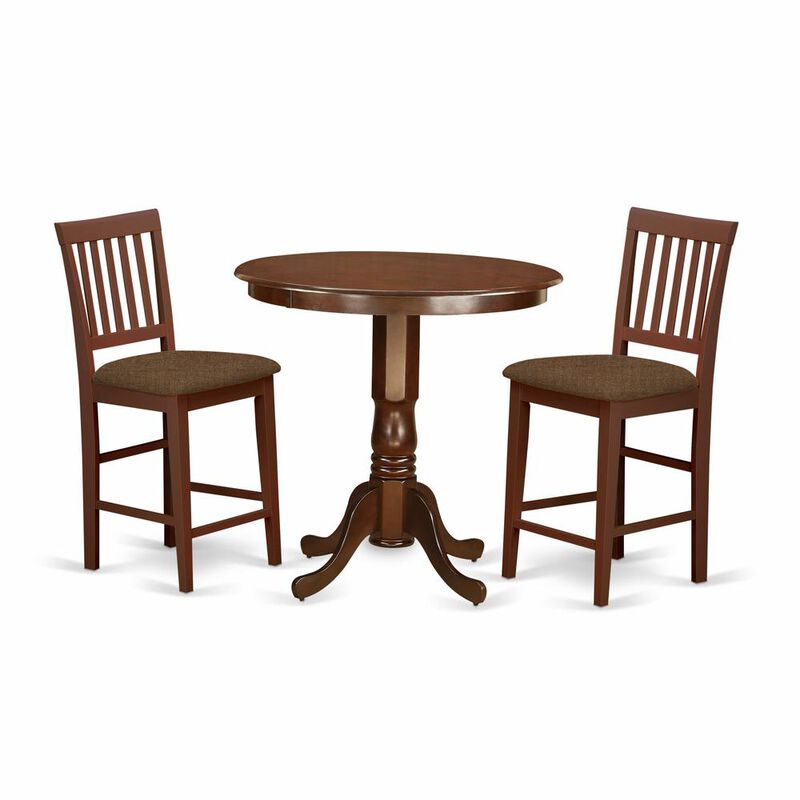 3 Pc Dining counter height set - Dining Table and 2 counter height Chairs.