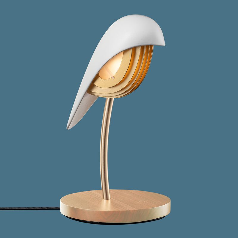 Desk Lamp BIRD Ivory White image number 3