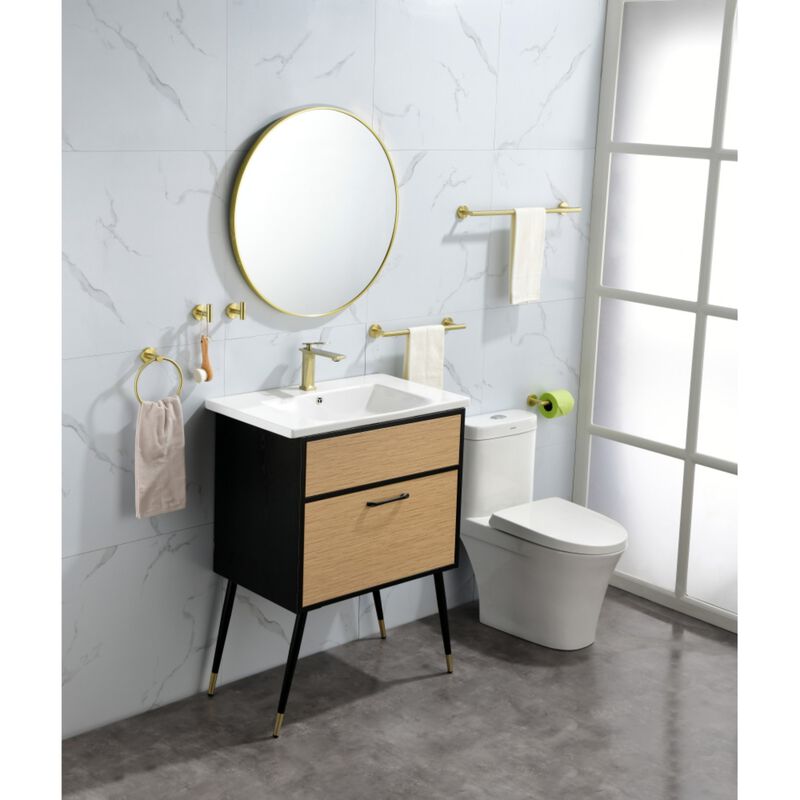 Zeblex Stainless Steel Bathroom Hardware Set image number 1