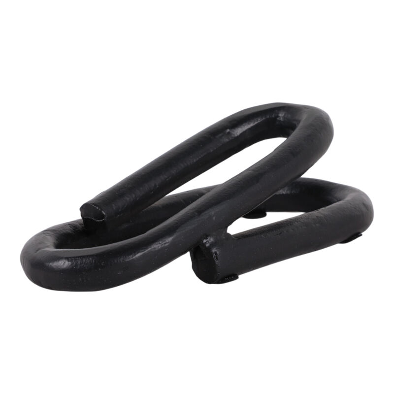 8x4" Paper Clip Object, Black image number 1