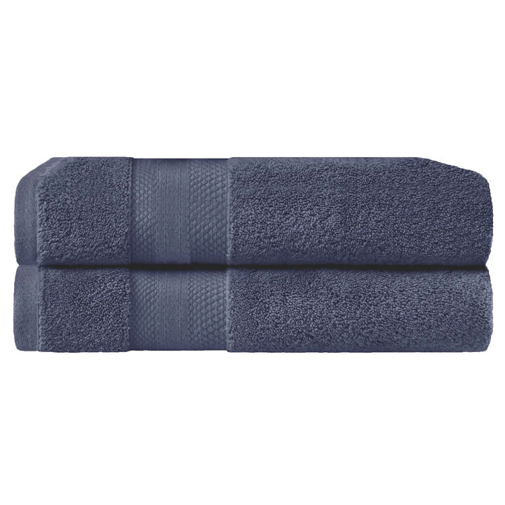 Turkish Cotton Bath Sheets 2-Piece Set &ndash; Soft, Plush & Absorbent