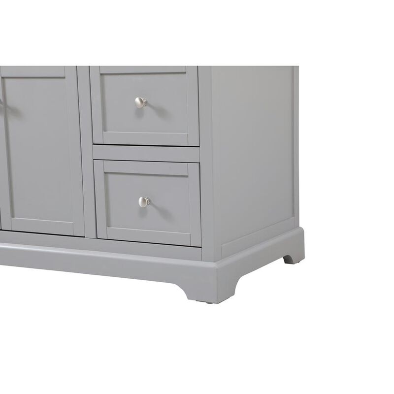 Elegant Kitchen and Bath 42 inch Single bathroom vanity in grey