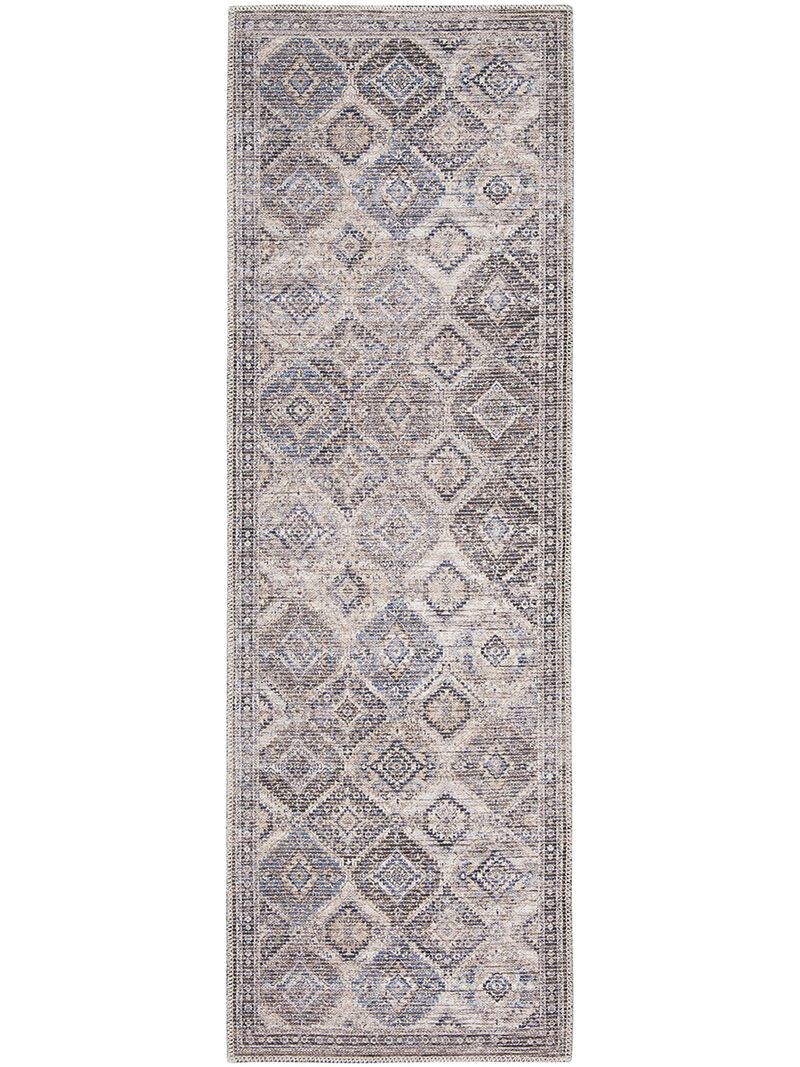 Machine Washable Series 1 SR103 Ivory 2'2" x 8' Rug