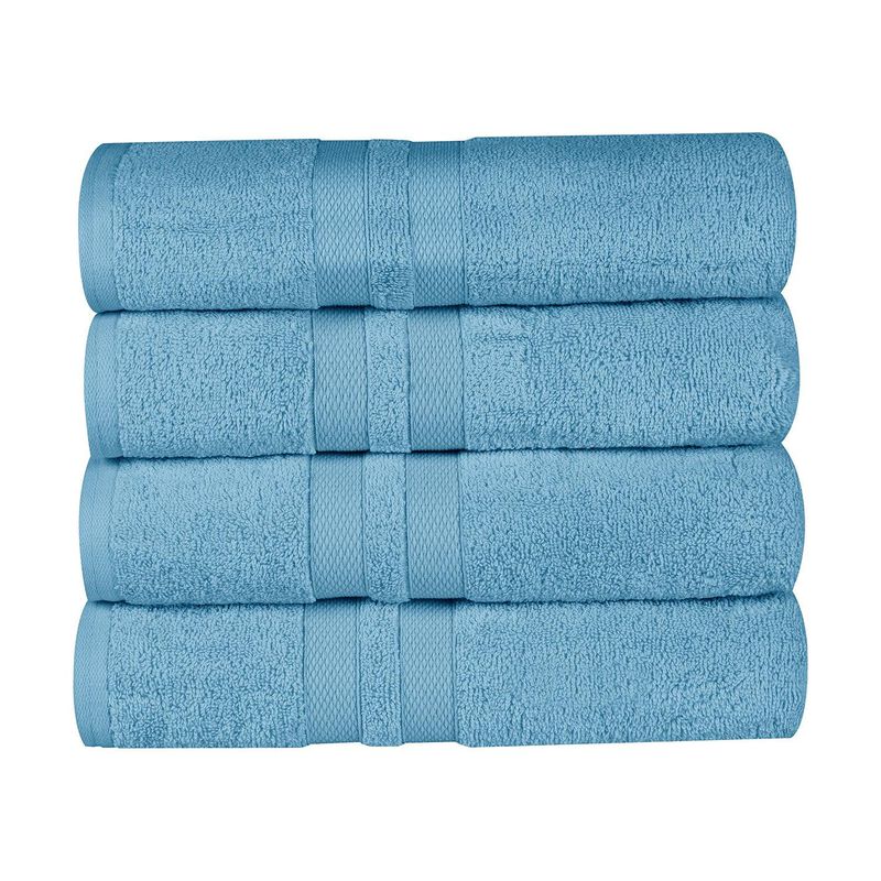 4-Piece Cotton Bath Towel Set with Ultra Soft and Absorbent Fabric image number 0