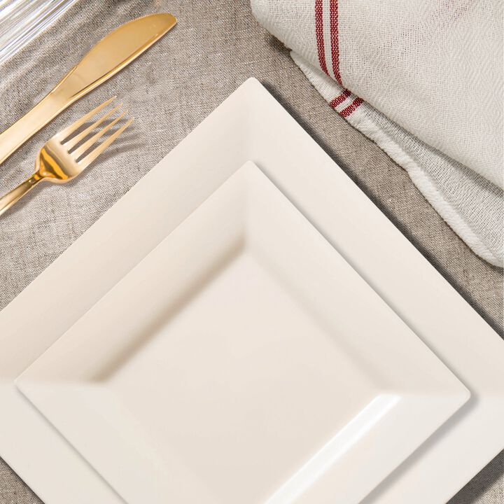 Square Plastic Wedding Value Set (30 Sets)