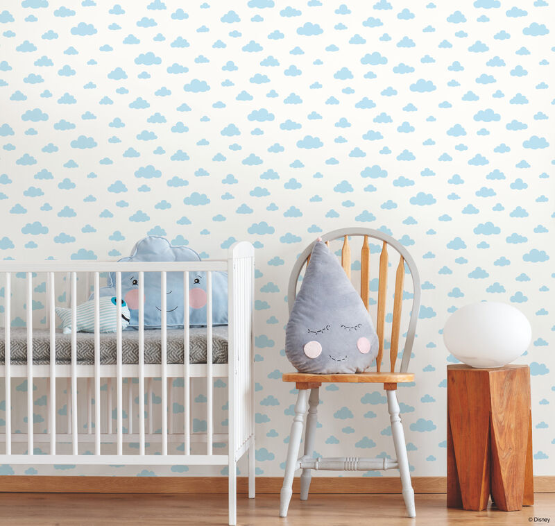 Disney Winnie the Pooh Cloud Blue Wallpaper image number 1