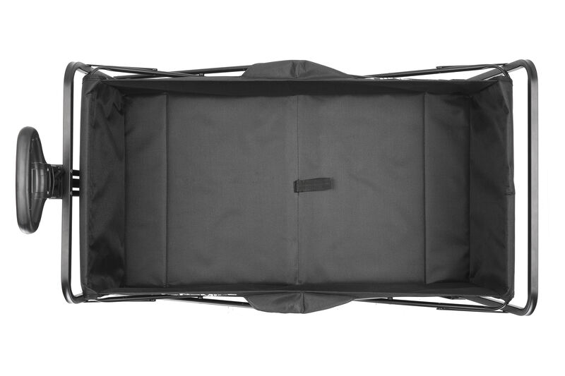 EchoSmile 4.06 cu. ft. Fabric Portable Garden Cart with Adjustable Rolling Wheels in Green