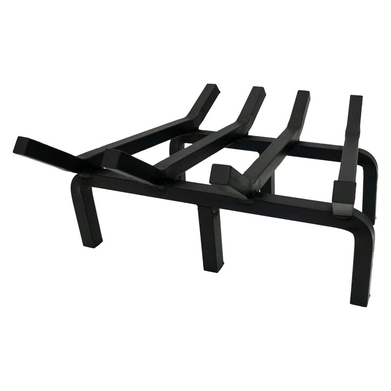 18 Inch Super Duty Steel Tapered Fireplace Grate - Made in USA