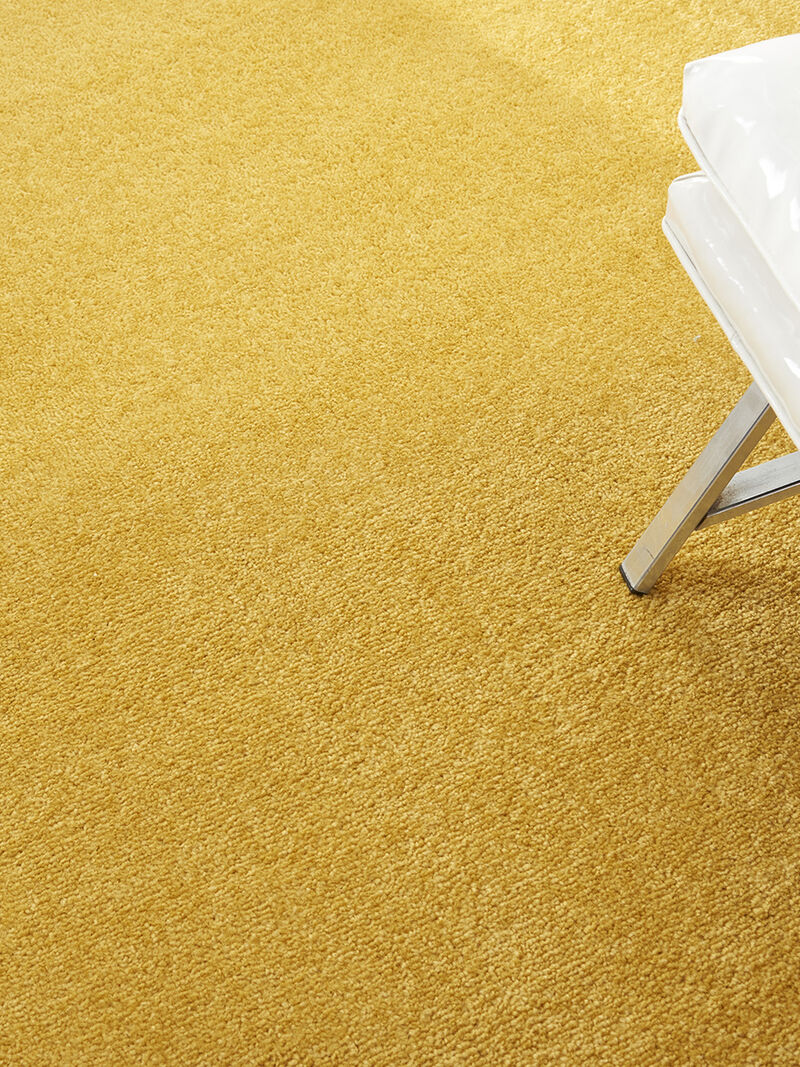 Nourison Essentials NRE01 Yellow 8' x Round Rug image number 8