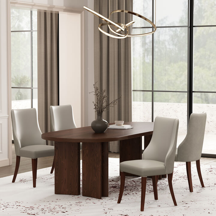 Connie Light Gray Dining Chairs (Set of 4)
