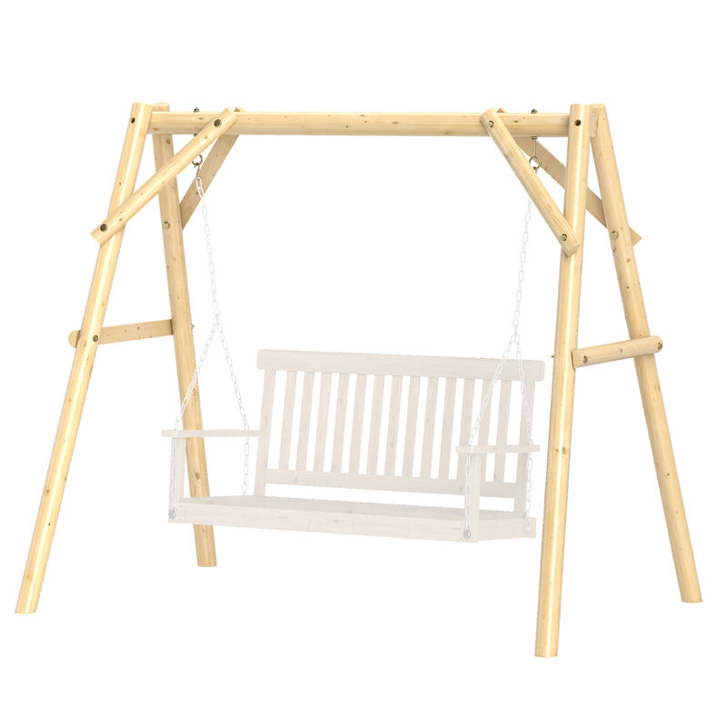 Hivvago Heavy Duty A-Frame Swing Stand 660 lbs image number 0