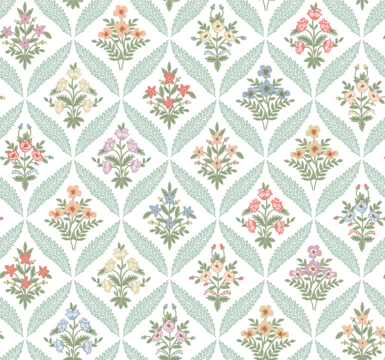Estee Garden Pastel Wallpaper