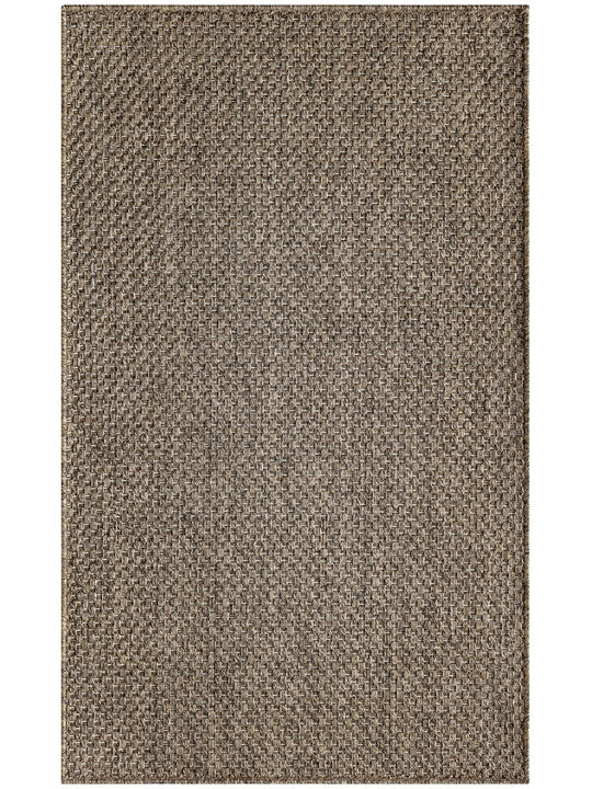 Tulum TLM03 Brown 3' x 5' Rug