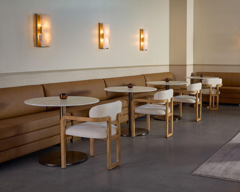 Weston Milliken Cognac Banquette image number 1