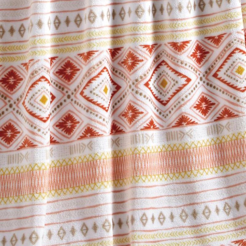 Plazatex Idris Micro plush Decorative All Season Multi Color 50" X 70" Throw Blanket