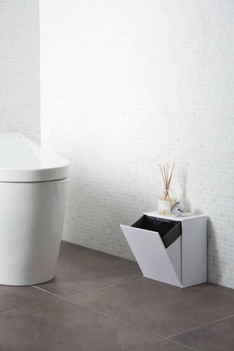 Wall-Mount Storage or Trash Bin