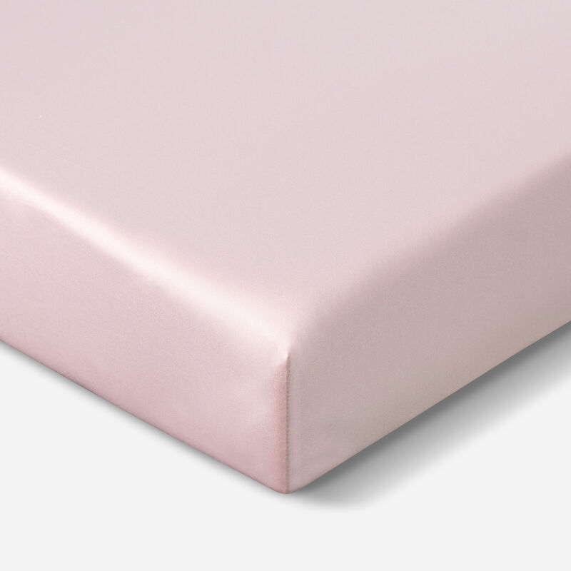 Hyper-Linen Crib Sheet - Light Pink