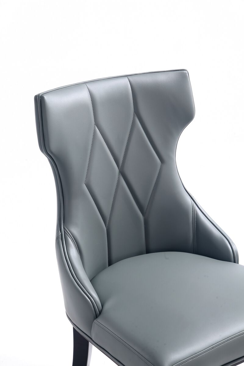 Reine Dark Gray Dining Chairs (Set of 2)