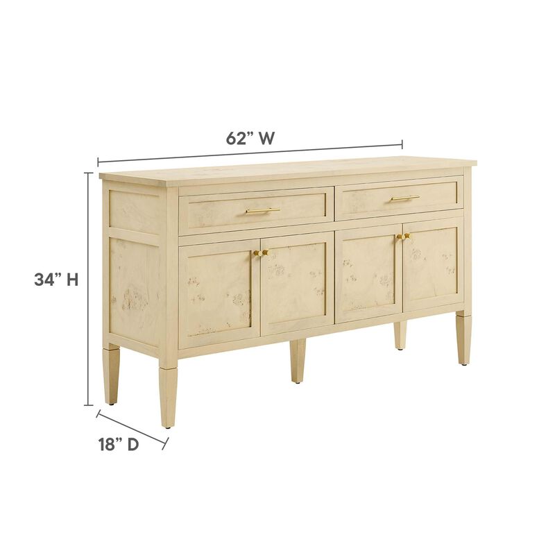 Elysian 62" Wood Sideboard image number 2