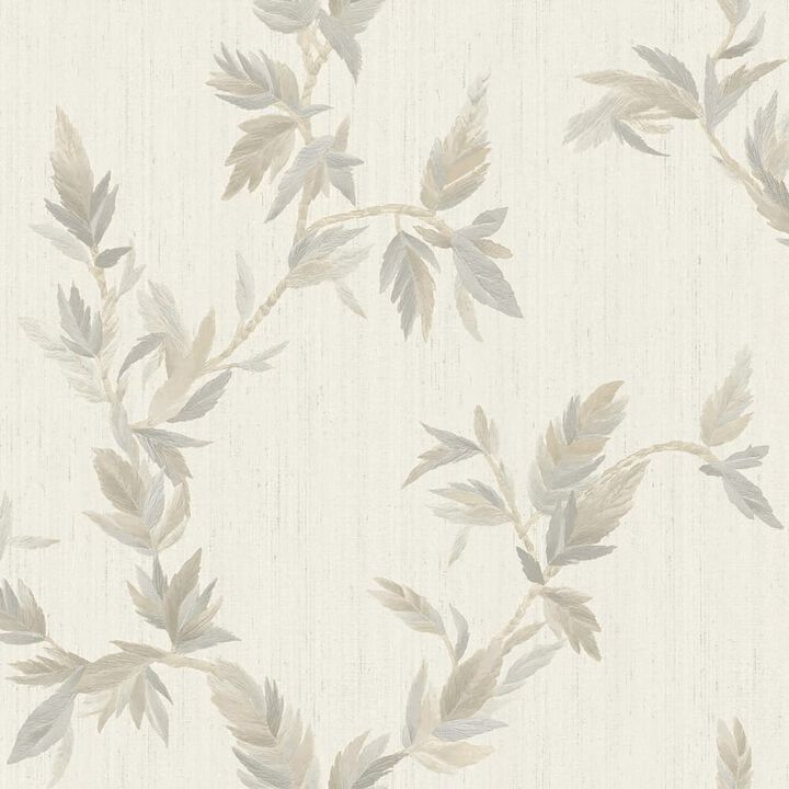 Ornamenta Tree Leaf Beige Wallpaper 35910