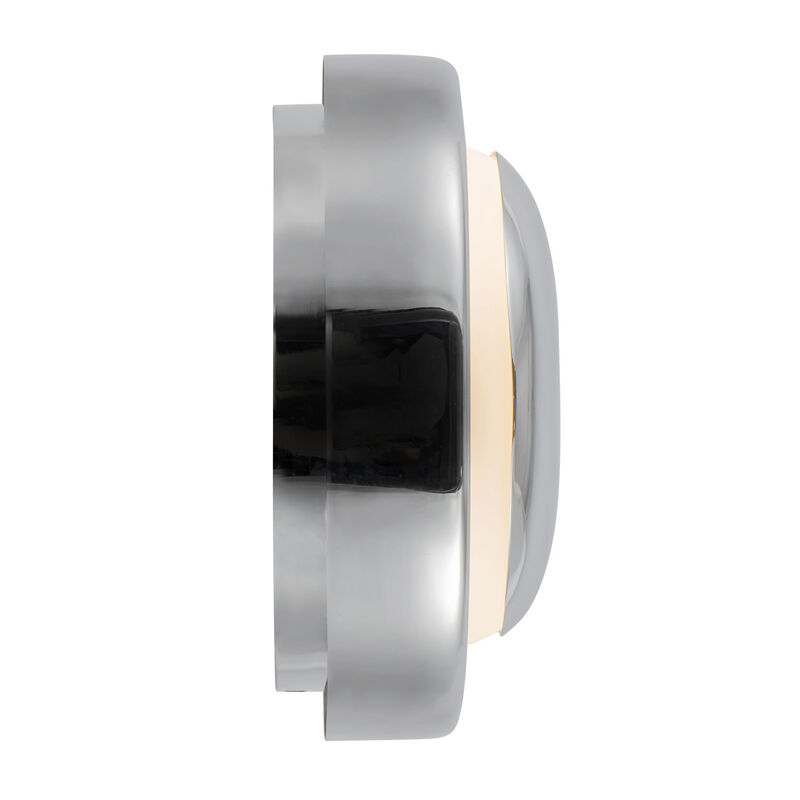 Pebble 8-in Damp-Rated Dimmable LED Wall Sconce image number 4