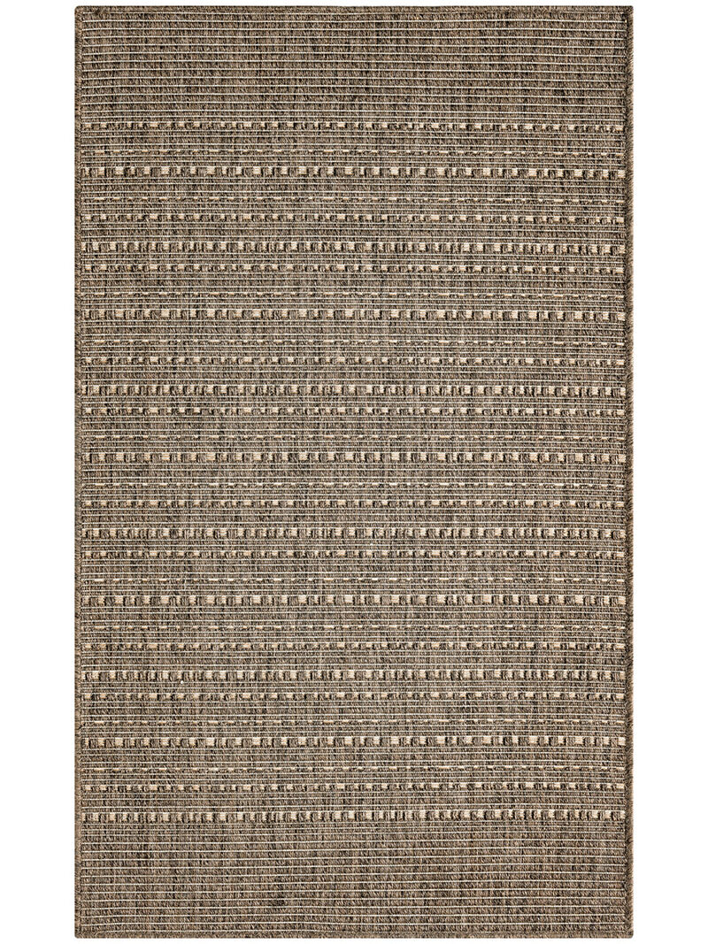 Tulum TLM01 Brown 2'2" x 10' Rug image number 0