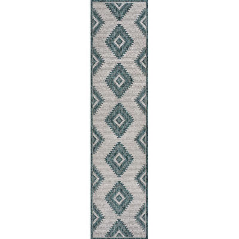 Lior Geometric Moroccan Diamond Indoor/Outdoor Area Rug