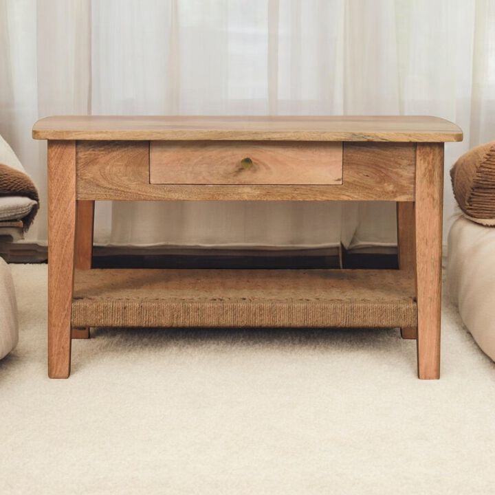 Rope 1 Drawer Coffee Table