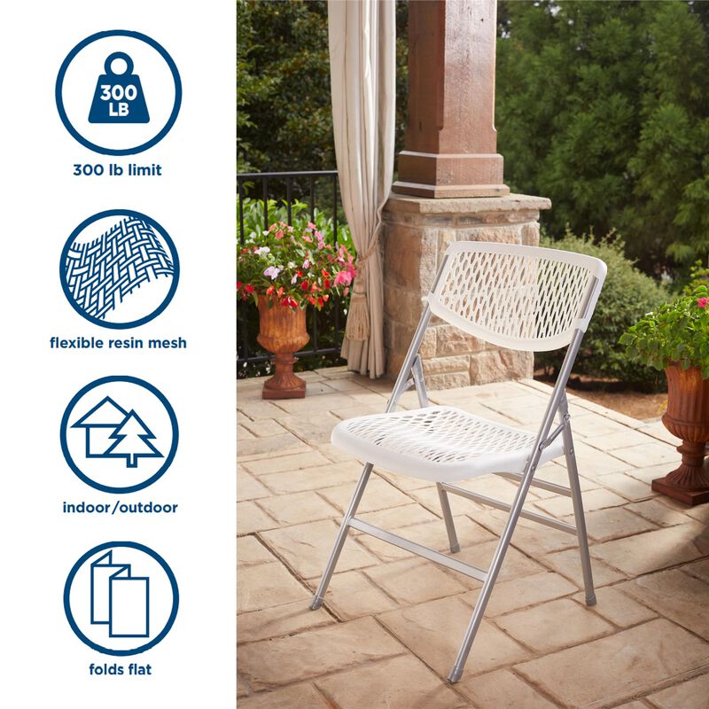 Ultra Comfort Commercial XL Plastic Folding Chair