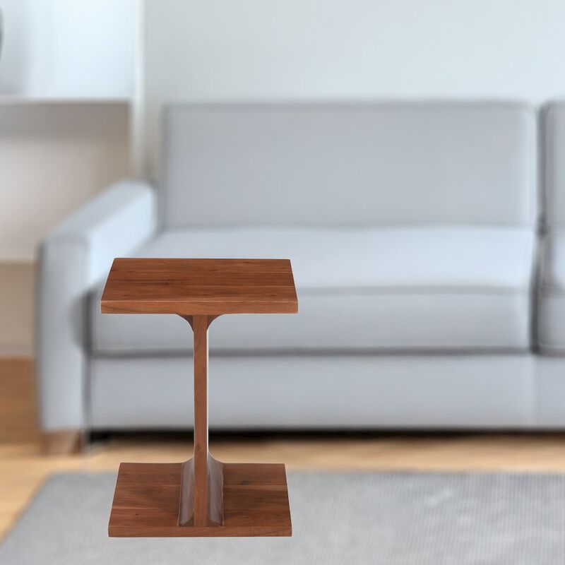Jofran Idiom Solid Wood Modern Accent End I-Table
