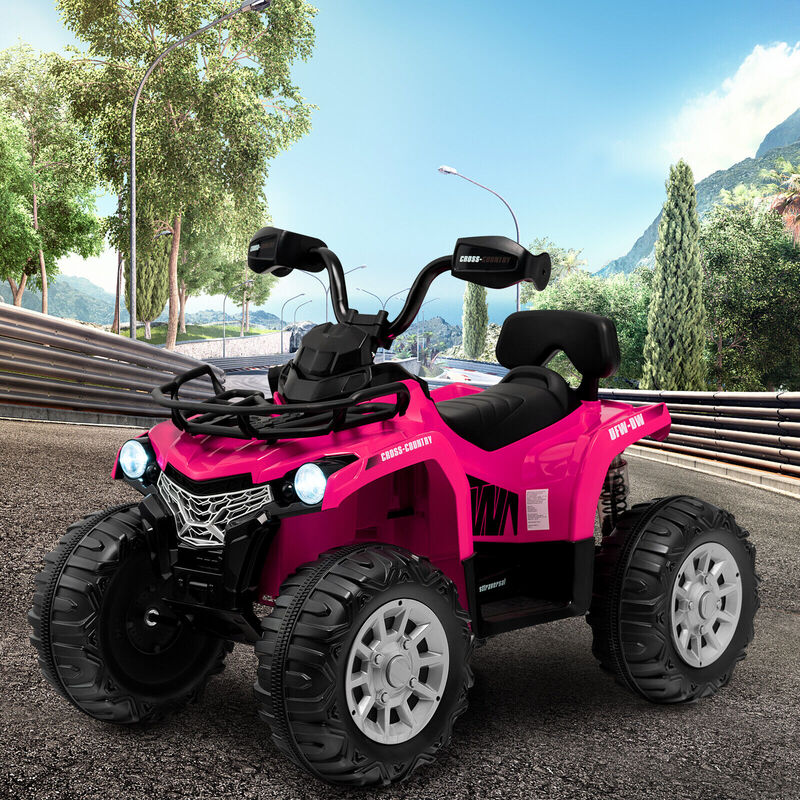 12V Electric Kids Ride-On ATV with 4-Wheel Design, MP3 and Headlights image number 1