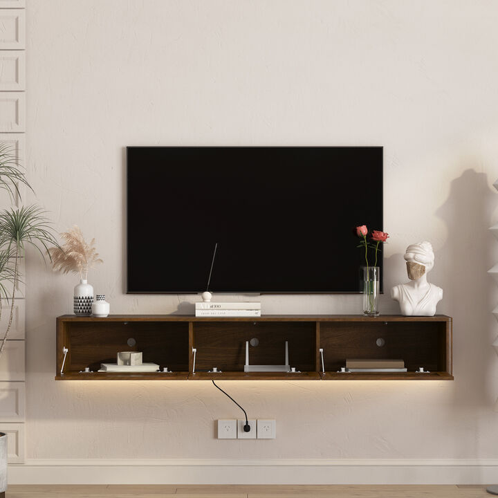 Ringru Floating TV Stand