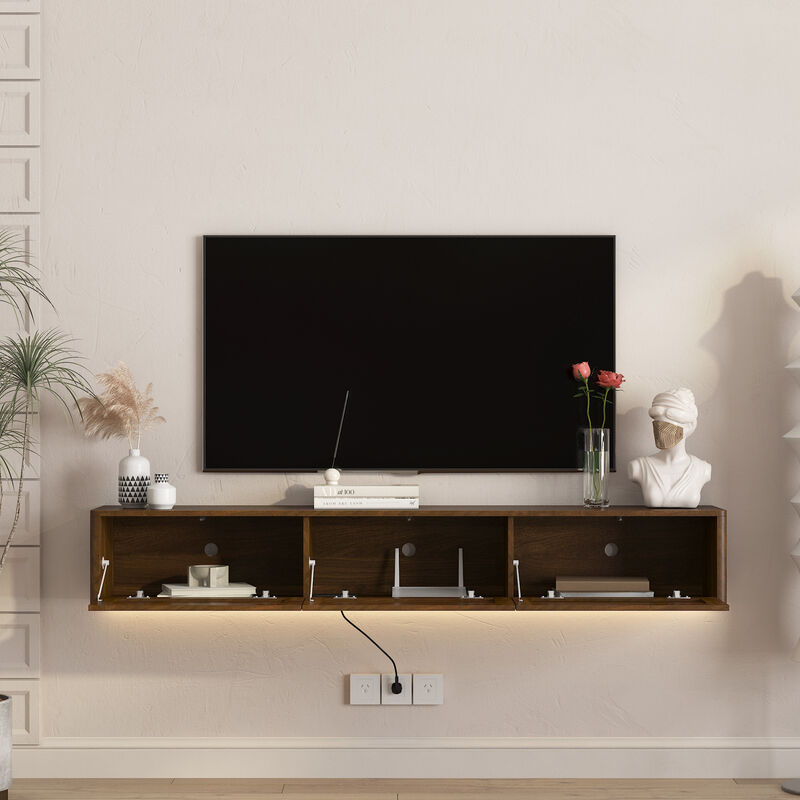 Ringru Floating TV Stand image number 1